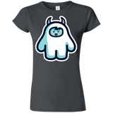 T-Shirts Charcoal / S Kawaii Cute Yeti Junior Slimmer-Fit T-Shirt