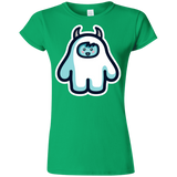 T-Shirts Irish Green / S Kawaii Cute Yeti Junior Slimmer-Fit T-Shirt