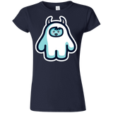 T-Shirts Navy / S Kawaii Cute Yeti Junior Slimmer-Fit T-Shirt