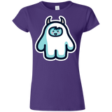 T-Shirts Purple / S Kawaii Cute Yeti Junior Slimmer-Fit T-Shirt