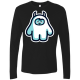 T-Shirts Black / S Kawaii Cute Yeti Men's Premium Long Sleeve