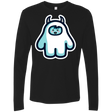 T-Shirts Black / S Kawaii Cute Yeti Men's Premium Long Sleeve