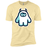T-Shirts Banana Cream / X-Small Kawaii Cute Yeti Men's Premium T-Shirt