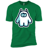 T-Shirts Kelly Green / X-Small Kawaii Cute Yeti Men's Premium T-Shirt
