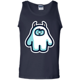 T-Shirts Navy / S Kawaii Cute Yeti Men's Tank Top