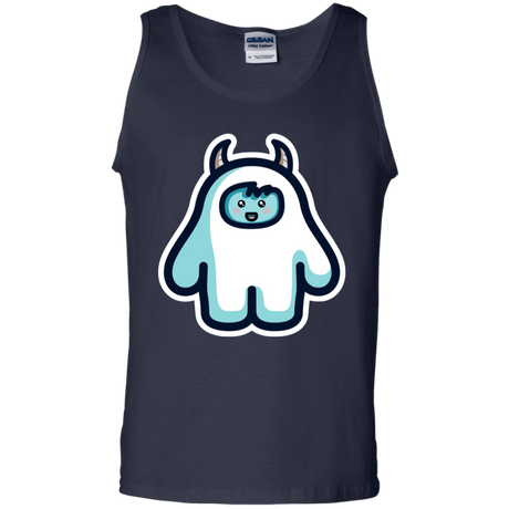 T-Shirts Navy / S Kawaii Cute Yeti Men's Tank Top