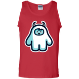 T-Shirts Red / S Kawaii Cute Yeti Men's Tank Top