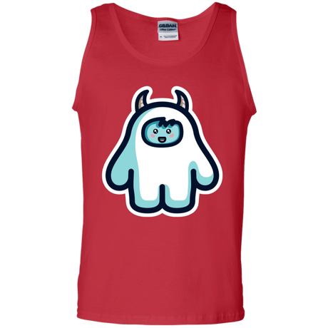T-Shirts Red / S Kawaii Cute Yeti Men's Tank Top