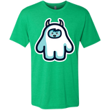 T-Shirts Envy / S Kawaii Cute Yeti Men's Triblend T-Shirt