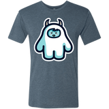 T-Shirts Indigo / S Kawaii Cute Yeti Men's Triblend T-Shirt