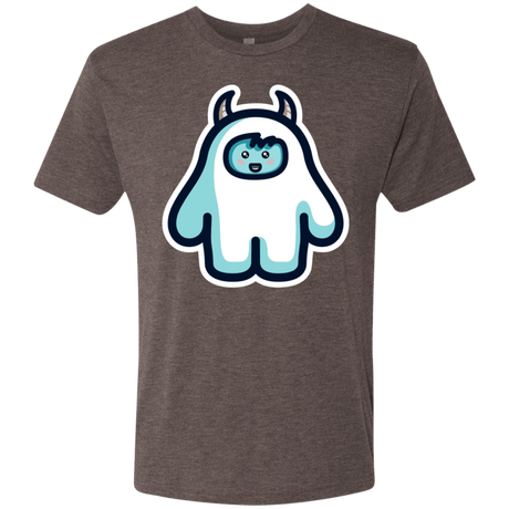 T-Shirts Macchiato / S Kawaii Cute Yeti Men's Triblend T-Shirt