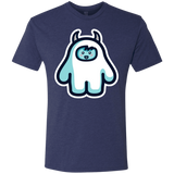 T-Shirts Vintage Navy / S Kawaii Cute Yeti Men's Triblend T-Shirt