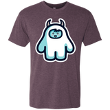 T-Shirts Vintage Purple / S Kawaii Cute Yeti Men's Triblend T-Shirt