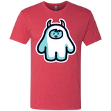 T-Shirts Vintage Red / S Kawaii Cute Yeti Men's Triblend T-Shirt