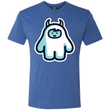 T-Shirts Vintage Royal / S Kawaii Cute Yeti Men's Triblend T-Shirt