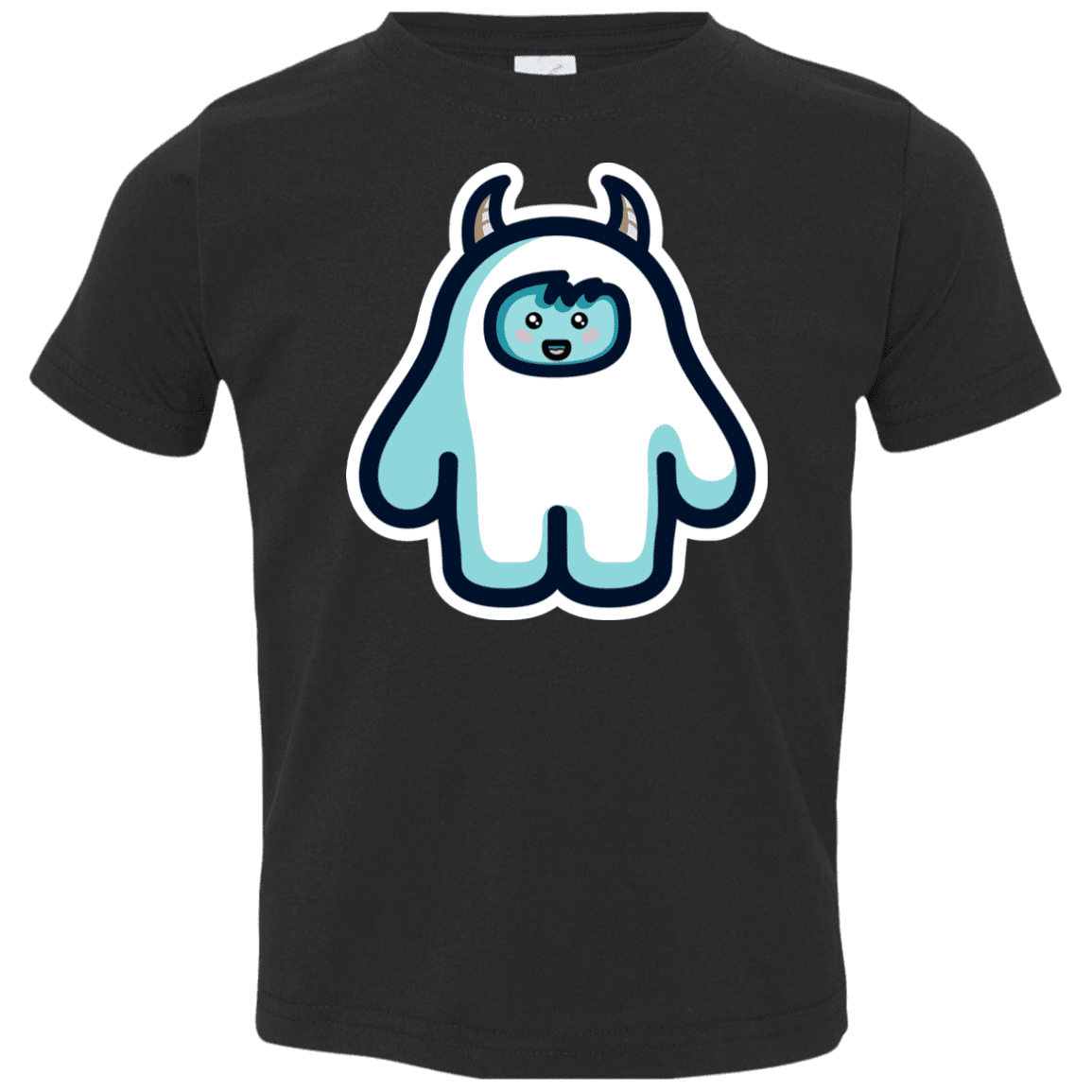 T-Shirts Black / 2T Kawaii Cute Yeti Toddler Premium T-Shirt