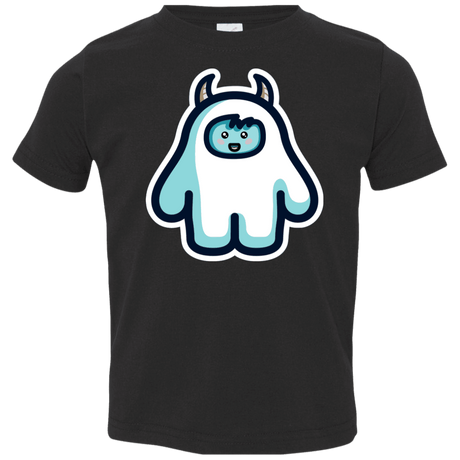 T-Shirts Black / 2T Kawaii Cute Yeti Toddler Premium T-Shirt