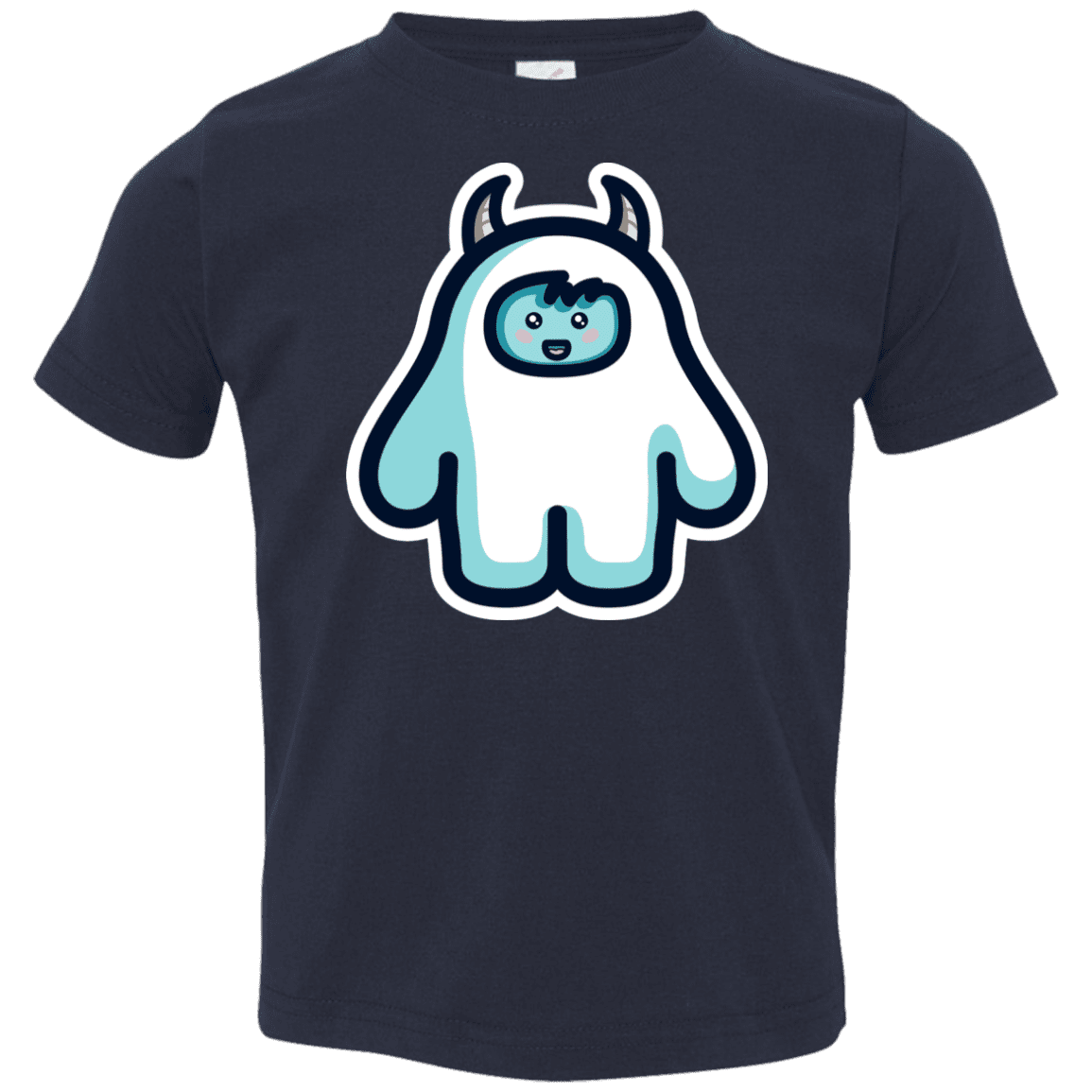 T-Shirts Navy / 2T Kawaii Cute Yeti Toddler Premium T-Shirt