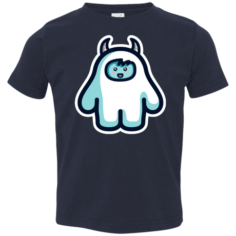 T-Shirts Navy / 2T Kawaii Cute Yeti Toddler Premium T-Shirt