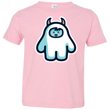 T-Shirts Pink / 2T Kawaii Cute Yeti Toddler Premium T-Shirt