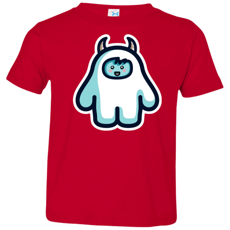 T-Shirts Red / 2T Kawaii Cute Yeti Toddler Premium T-Shirt