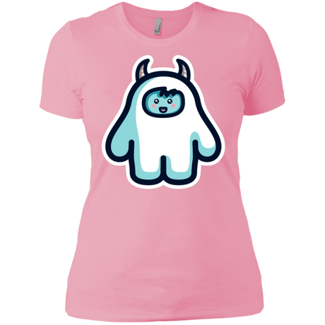 T-Shirts Light Pink / X-Small Kawaii Cute Yeti Women's Premium T-Shirt
