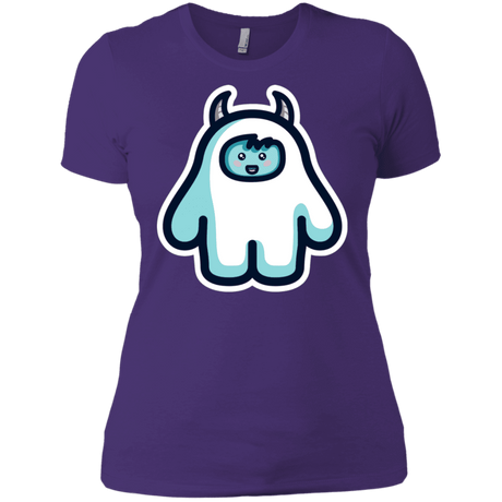 T-Shirts Purple Rush/ / X-Small Kawaii Cute Yeti Women's Premium T-Shirt