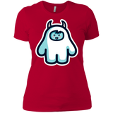 T-Shirts Red / X-Small Kawaii Cute Yeti Women's Premium T-Shirt