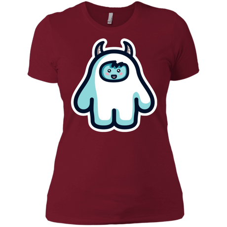 T-Shirts Scarlet / S Kawaii Cute Yeti Women's Premium T-Shirt