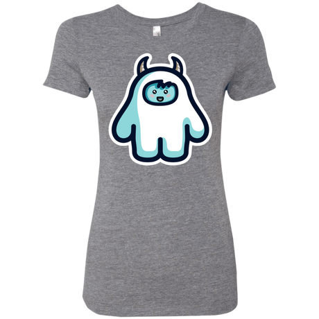 T-Shirts Premium Heather / S Kawaii Cute Yeti Women's Triblend T-Shirt