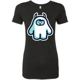 T-Shirts Vintage Black / S Kawaii Cute Yeti Women's Triblend T-Shirt
