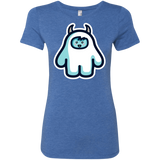 T-Shirts Vintage Royal / S Kawaii Cute Yeti Women's Triblend T-Shirt