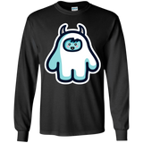 T-Shirts Black / YS Kawaii Cute Yeti Youth Long Sleeve T-Shirt