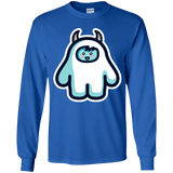 T-Shirts Royal / YS Kawaii Cute Yeti Youth Long Sleeve T-Shirt