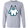 T-Shirts Sport Grey / YS Kawaii Cute Yeti Youth Long Sleeve T-Shirt