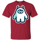 T-Shirts Cardinal / YXS Kawaii Cute Yeti Youth T-Shirt