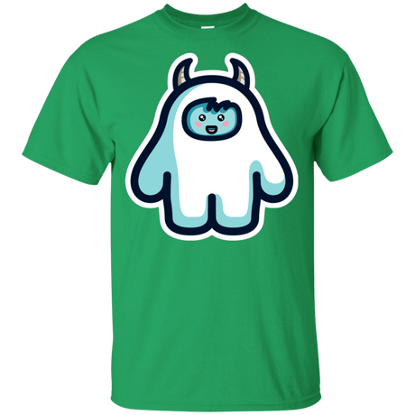T-Shirts Irish Green / YXS Kawaii Cute Yeti Youth T-Shirt