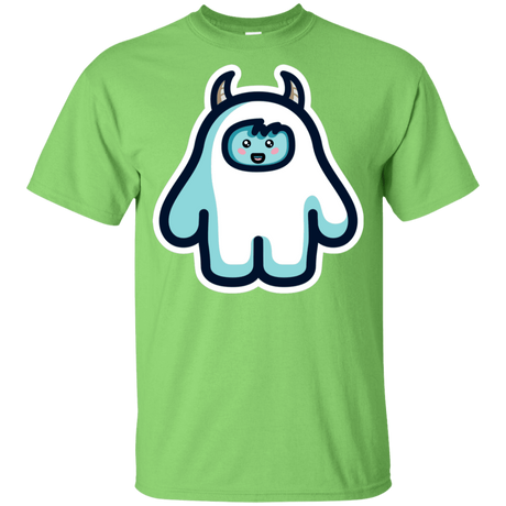 T-Shirts Lime / YXS Kawaii Cute Yeti Youth T-Shirt