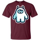 T-Shirts Maroon / YXS Kawaii Cute Yeti Youth T-Shirt