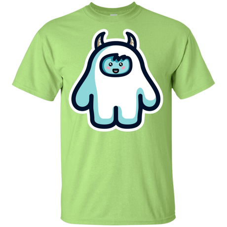 T-Shirts Mint Green / YXS Kawaii Cute Yeti Youth T-Shirt
