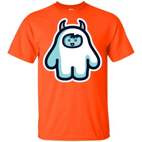 T-Shirts Orange / YXS Kawaii Cute Yeti Youth T-Shirt