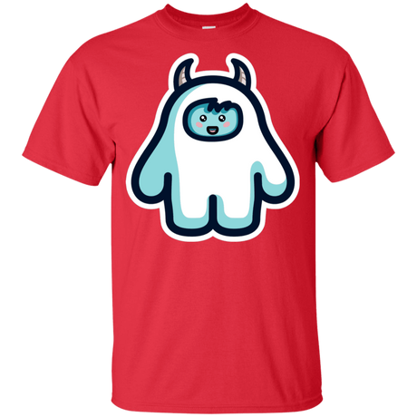 T-Shirts Red / YXS Kawaii Cute Yeti Youth T-Shirt