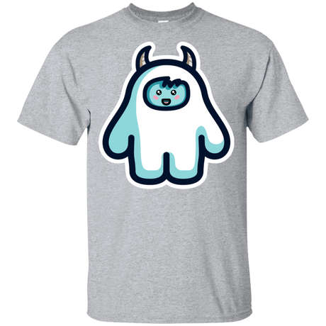 T-Shirts Sport Grey / YXS Kawaii Cute Yeti Youth T-Shirt