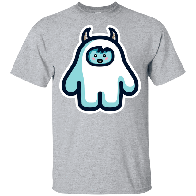 T-Shirts Sport Grey / YXS Kawaii Cute Yeti Youth T-Shirt