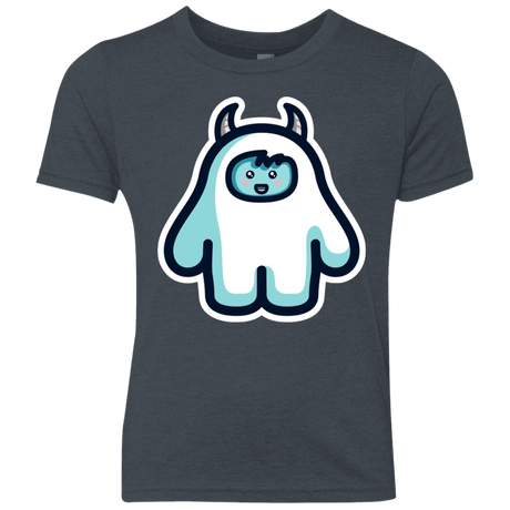 T-Shirts Vintage Navy / YXS Kawaii Cute Yeti Youth Triblend T-Shirt
