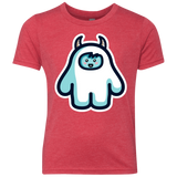 T-Shirts Vintage Red / YXS Kawaii Cute Yeti Youth Triblend T-Shirt