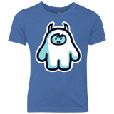 T-Shirts Vintage Royal / YXS Kawaii Cute Yeti Youth Triblend T-Shirt