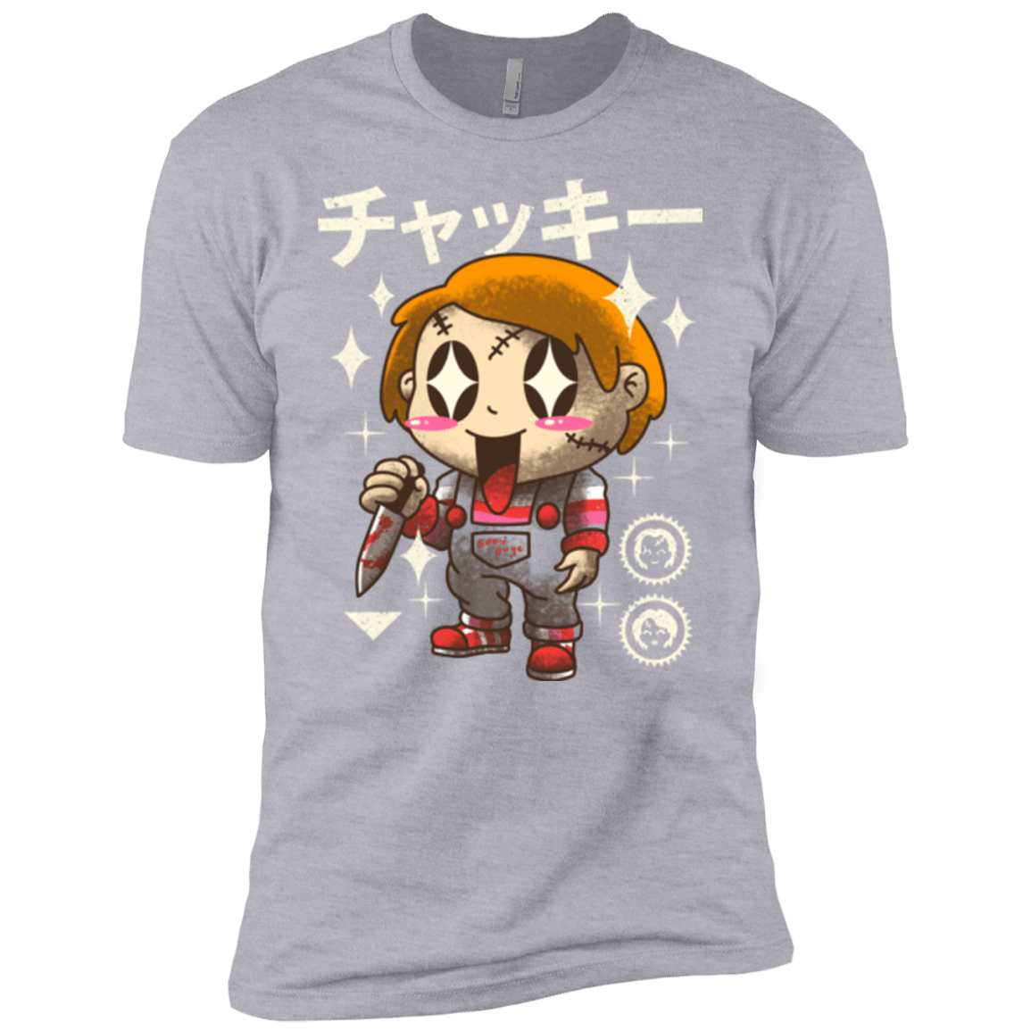 T-Shirts Heather Grey / YXS Kawaii Doll Boys Premium T-Shirt