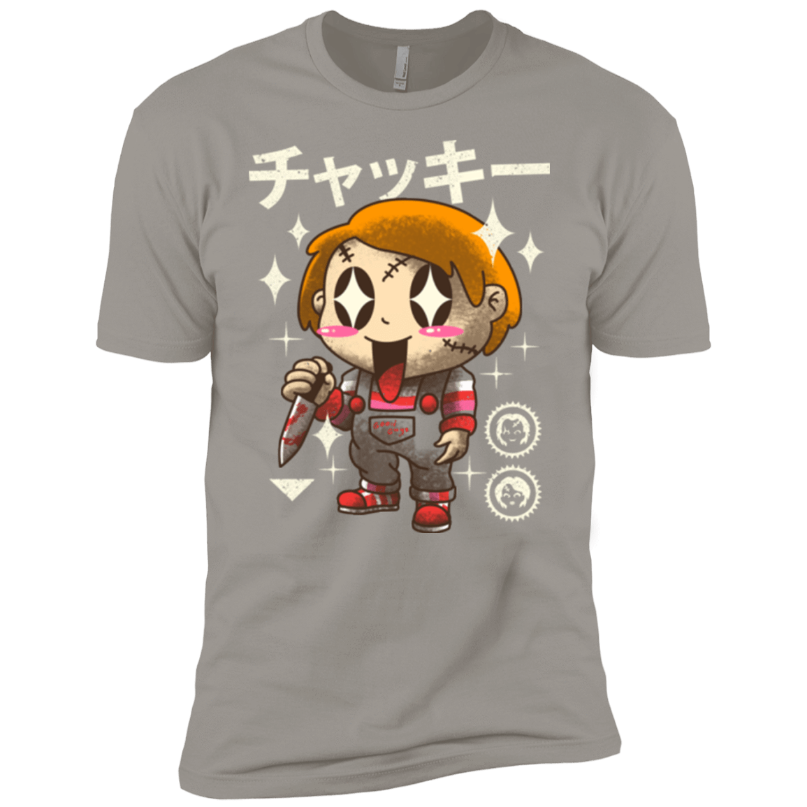 T-Shirts Light Grey / YXS Kawaii Doll Boys Premium T-Shirt