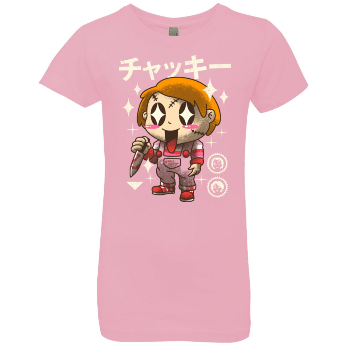 T-Shirts Light Pink / YXS Kawaii Doll Girls Premium T-Shirt